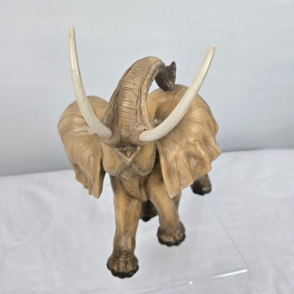 Large Bull Elephant Figurine Signed by Guido Cacciapuoti 10" x 11" x 8" Italy - Picture 4 of 13